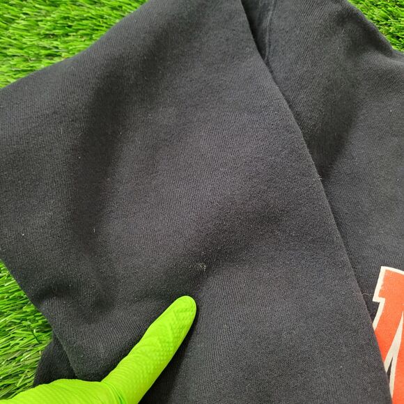 Vintage North Football Sweatshirt XL 26x26 Black - Picture 11 of 11